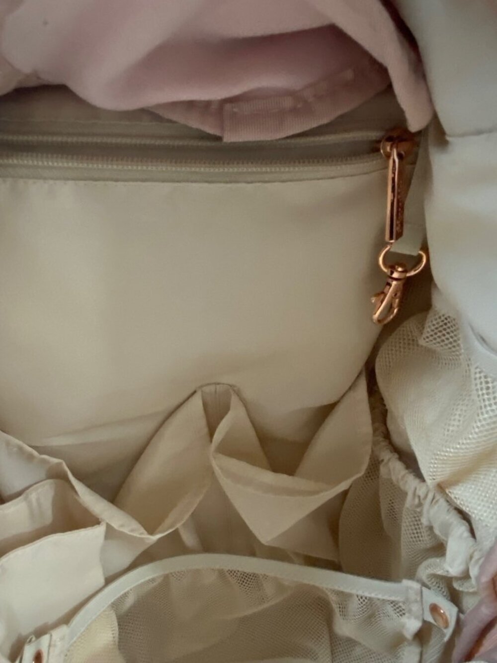 Itzy Ritzy Diaper Bag Backpack Pink Quilted Baby Bag Set - Picture 14 of 16